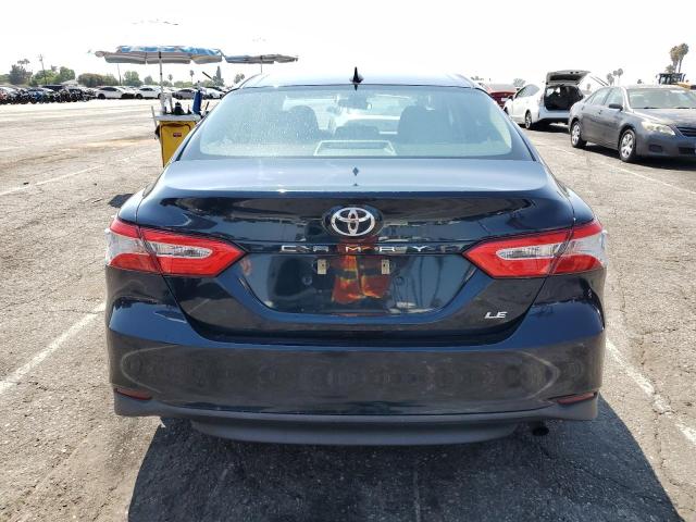 4T1B11HK6KU777601 - 2019 TOYOTA CAMRY L BLUE photo 6