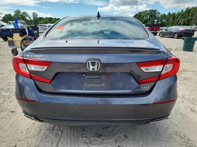 1HGCV2F39KA002369 - 2019 HONDA ACCORD SPORT Сұр фото 6