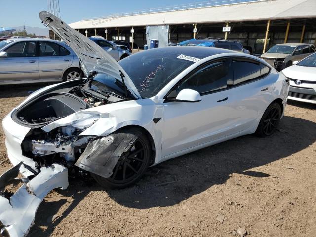 5YJ3E1EB3PF591984 - 2023 TESLA MODEL 3 WHITE photo 1