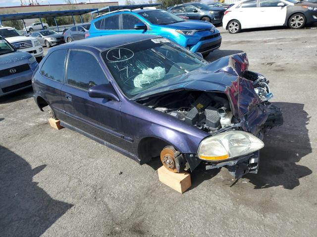 2HGEJ6321VH106657 - 1997 HONDA CIVIC CX PURPLE photo 4