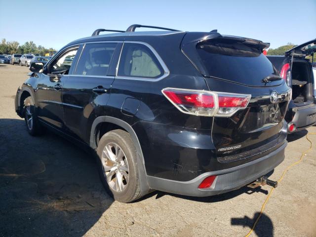 5TDJKRFH2FS084926 - 2015 TOYOTA HIGHLANDER XLE Qara foto 2