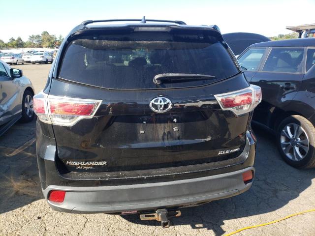 5TDJKRFH2FS084926 - 2015 TOYOTA HIGHLANDER XLE Qara foto 6