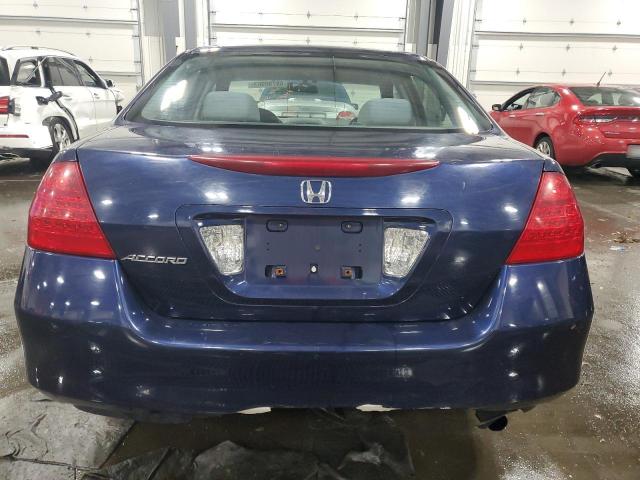 1HGCM56417A029019 - 2007 HONDA ACCORD LX BLUE photo 6