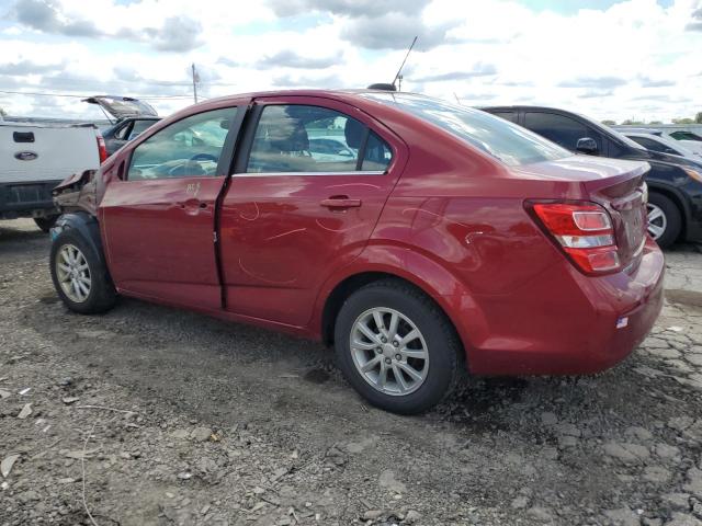 1G1JD5SH0J4129626 - 2018 CHEVROLET SONIC LT RED photo 2