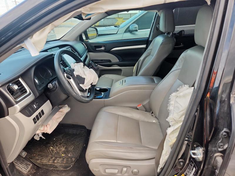 5TDKKRFH2FS118867 - 2015 TOYOTA HIGHLANDER XLE Negro foto 7