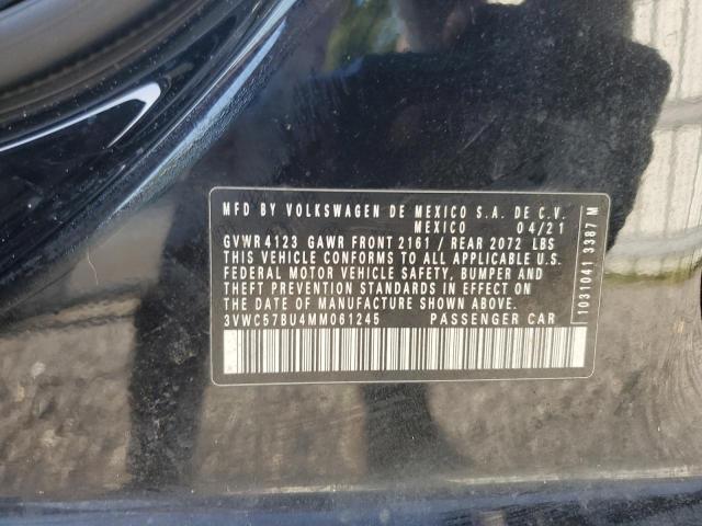 3VWC57BU4MM061245 - 2021 VOLKSWAGEN JETTA S BLACK photo 13
