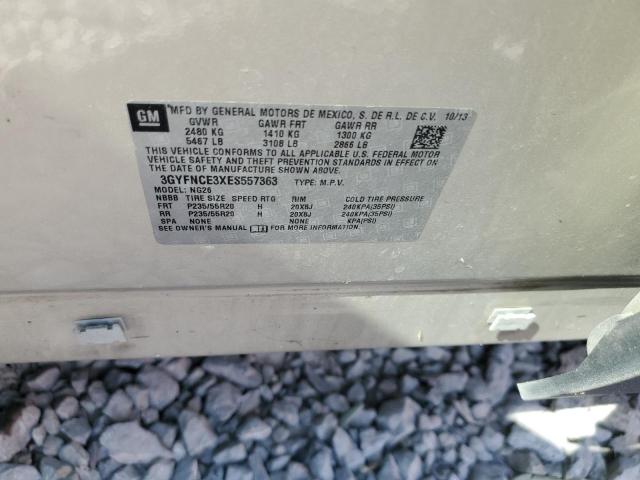 3GYFNCE3XES557363 - 2014 CADILLAC SRX PERFORMANCE COLLECTION Бежевый фото 13