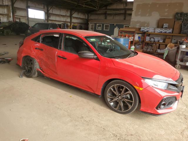 SHHFK7H40HU411379 - 2017 HONDA CIVIC SPORT RED photo 4