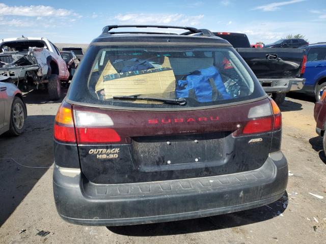 4S3BH896627647813 - 2002 SUBARU LEGACY OUTBACK H6 3.0 VDC BLACK photo 6