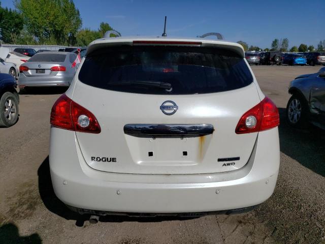 JN8AS5MV3DW135014 - 2013 NISSAN ROGUE S WHITE photo 6