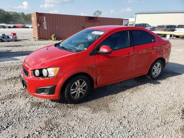 1G1JA5SH1C4157074 - 2012 CHEVROLET SONIC LS RED photo 1