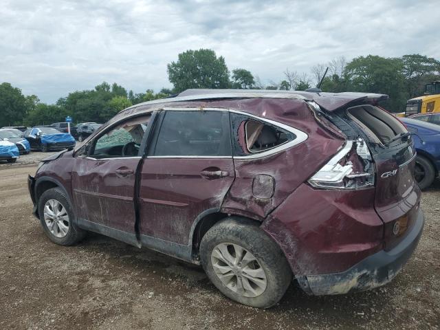 5J6RM4H74CL046996 - 2012 HONDA CR-V EXL 栗色 照片 2