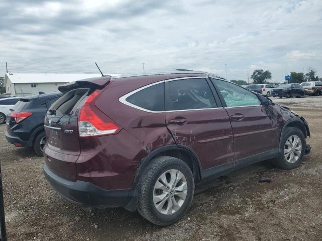 5J6RM4H74CL046996 - 2012 HONDA CR-V EXL 栗色 照片 3