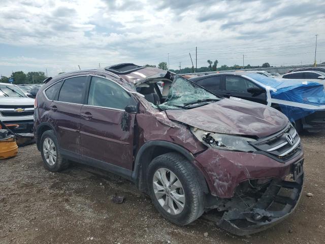 5J6RM4H74CL046996 - 2012 HONDA CR-V EXL 栗色 照片 4