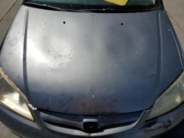 JHMES16545S007584 - 2005 HONDA CIVIC LX SILVER photo 11