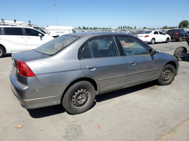 JHMES16545S007584 - 2005 HONDA CIVIC LX SILVER photo 3