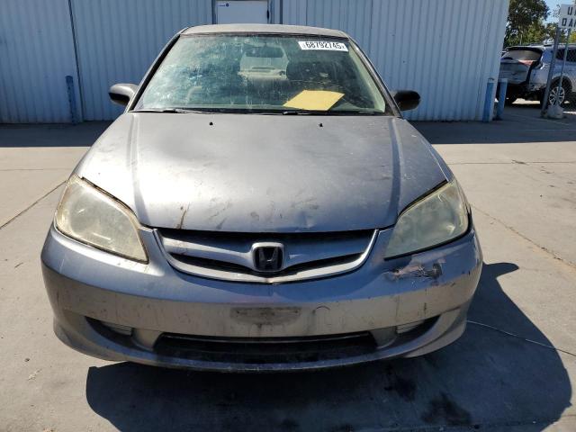 JHMES16545S007584 - 2005 HONDA CIVIC LX SILVER photo 5