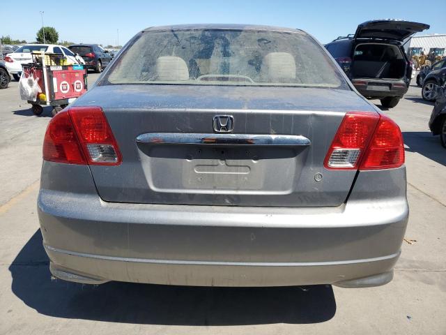 JHMES16545S007584 - 2005 HONDA CIVIC LX SILVER photo 6