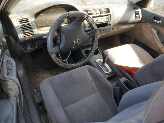 JHMES16545S007584 - 2005 HONDA CIVIC LX SILVER photo 8