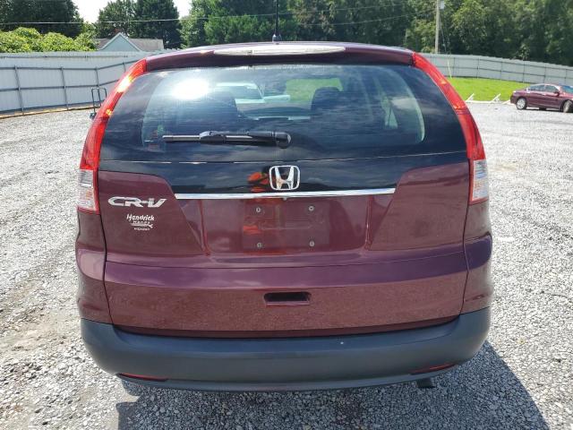 5J6RM3H37DL041316 - 2013 HONDA CR-V LX 勃艮第红 照片 6