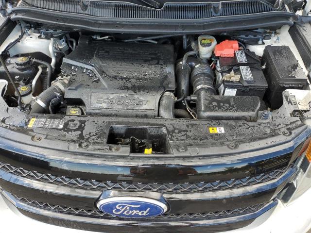 1FM5K8GT6EGA35926 - 2014 FORD EXPLORER SPORT WHITE photo 12