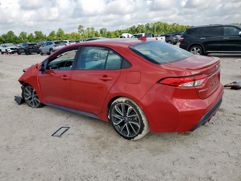 5YFS4RCE6LP044653 - 2020 TOYOTA COROLLA SE RED photo 2