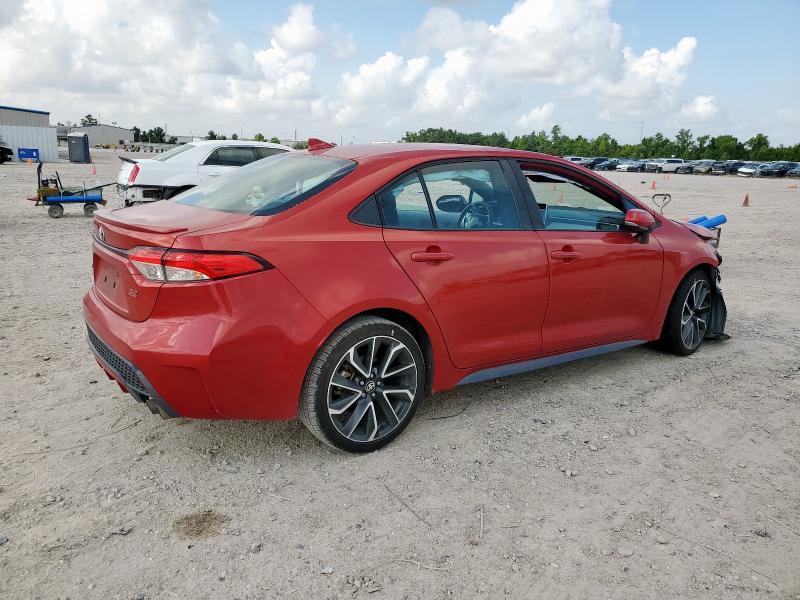 5YFS4RCE6LP044653 - 2020 TOYOTA COROLLA SE RED photo 3
