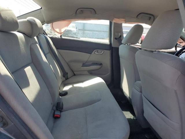 2HGFB2F51DH602329 - 2013 HONDA CIVIC LX GRAY photo 10