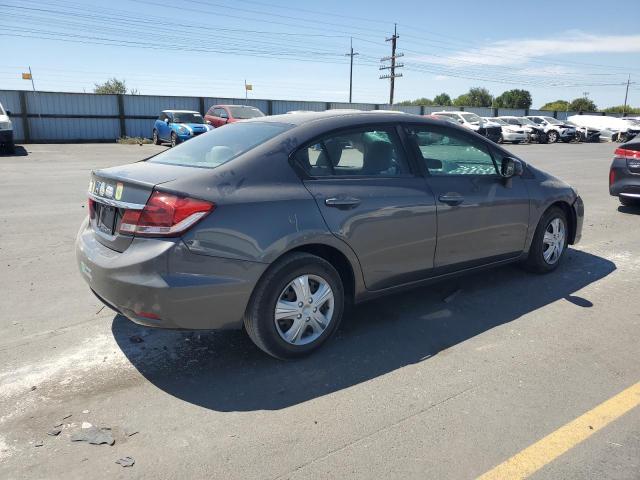 2HGFB2F51DH602329 - 2013 HONDA CIVIC LX GRAY photo 3