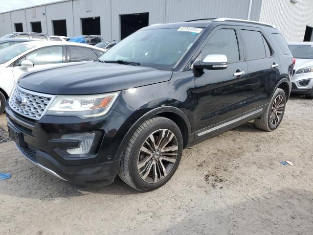 1FM5K8HT5GGB39843 - 2016 FORD EXPLORER PLATINUM BLACK photo 1