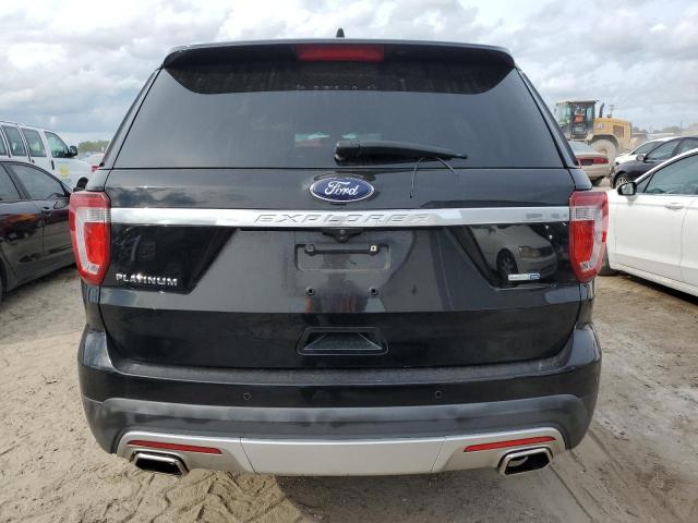 1FM5K8HT5GGB39843 - 2016 FORD EXPLORER PLATINUM BLACK photo 6