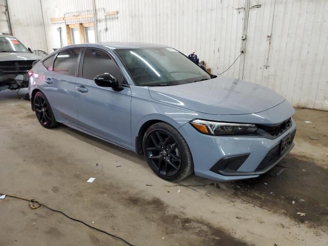 19XFL2H88NE015450 - 2022 HONDA CIVIC SPORT GRAY photo 4