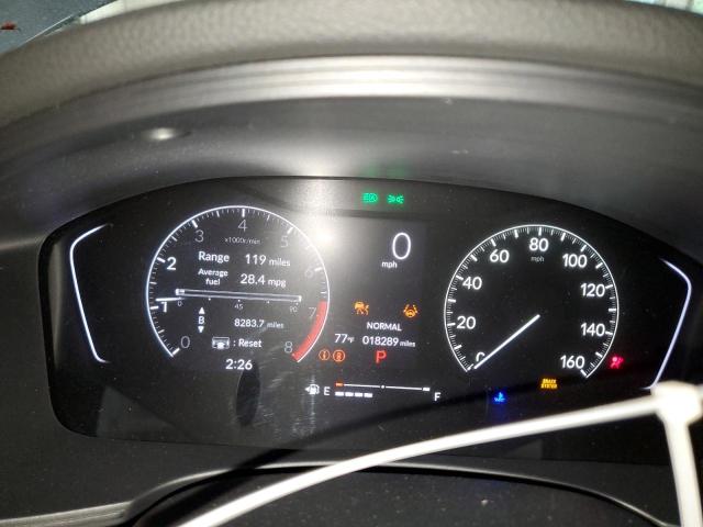 19XFL2H88NE015450 - 2022 HONDA CIVIC SPORT GRAY photo 9