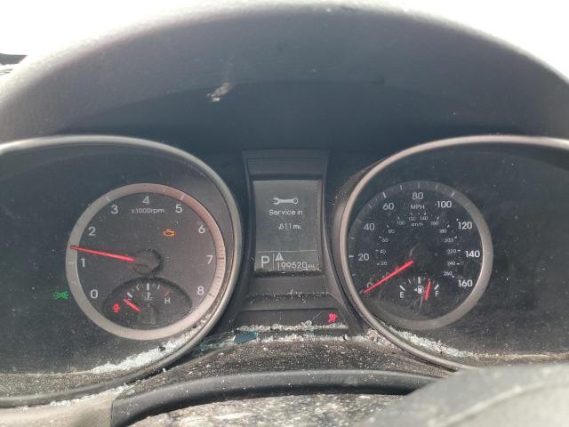 5XYZT3LB8GG342216 - 2016 HYUNDAI SANTA FE S BLACK photo 9