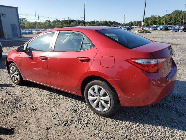 2T1BURHE4EC046770 - 2014 TOYOTA COROLLA L RED photo 2