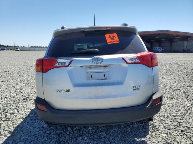 2T3RFREV7EW225419 - 2014 TOYOTA RAV4 XLE SILVER photo 6