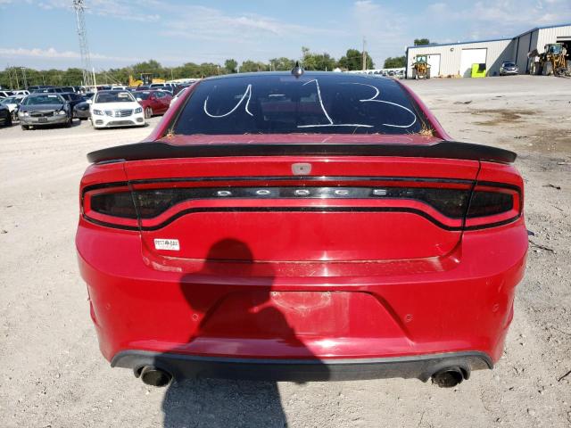 2C3CDXGJ9GH326933 - 2016 DODGE CHARGER R/T SCAT PACK RED photo 6