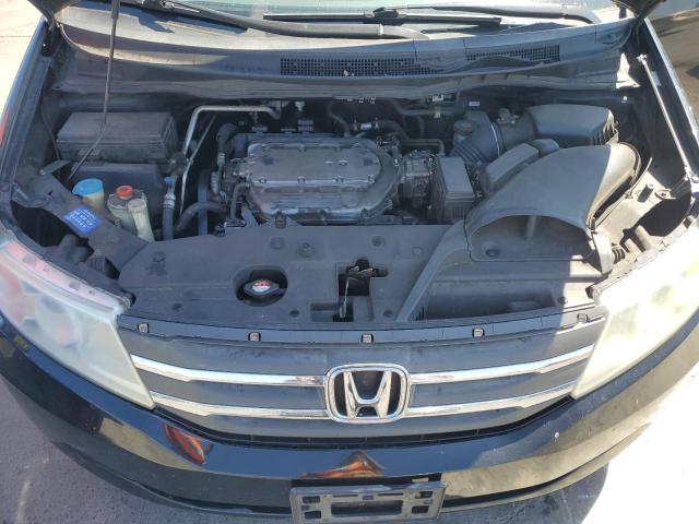 5FNRL5H67BB052413 - 2011 HONDA ODYSSEY EXL შავი ფოტო 12
