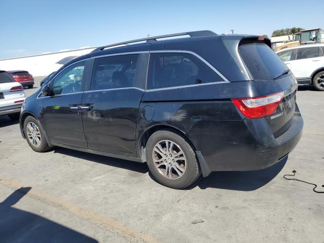 5FNRL5H67BB052413 - 2011 HONDA ODYSSEY EXL შავი ფოტო 2