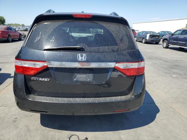 5FNRL5H67BB052413 - 2011 HONDA ODYSSEY EXL შავი ფოტო 6