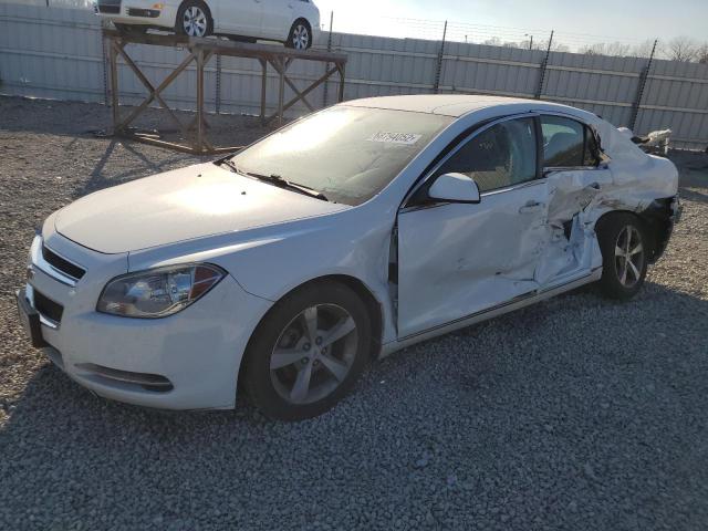 1G1ZC5E1XBF120345 - 2011 CHEVROLET MALIBU 1LT WHITE photo 1