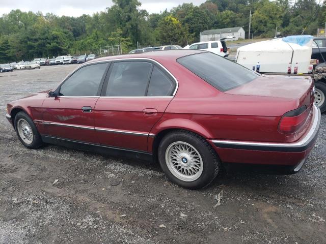 WBAGF8324WDL51842 - 1998 BMW 740 I AUTOMATIC BURGUNDY photo 2