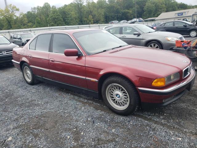 WBAGF8324WDL51842 - 1998 BMW 740 I AUTOMATIC BURGUNDY photo 4