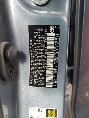 5YFEPMAE1MP165571 - 2021 TOYOTA COROLLA LE GRAY photo 12