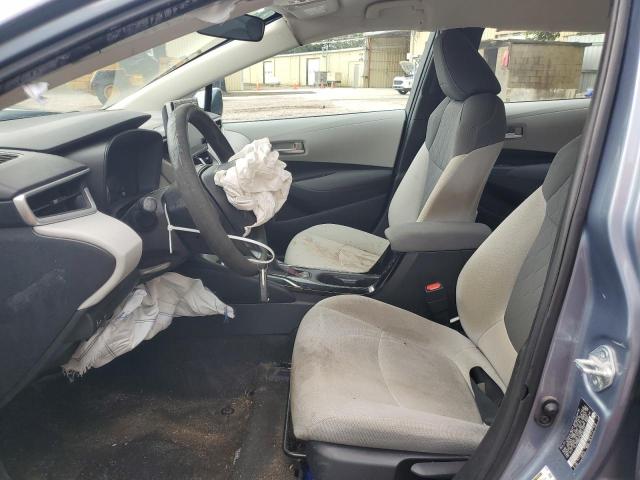 5YFEPMAE1MP165571 - 2021 TOYOTA COROLLA LE GRAY photo 7