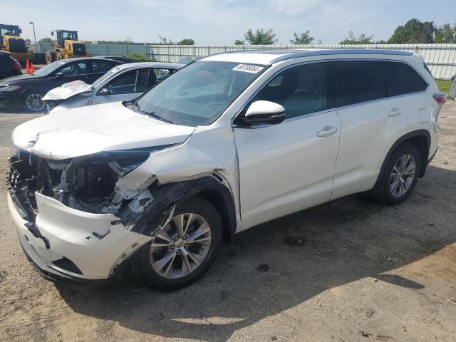 5TDJKRFH3FS084983 - 2015 TOYOTA HIGHLANDER XLE WHITE photo 1
