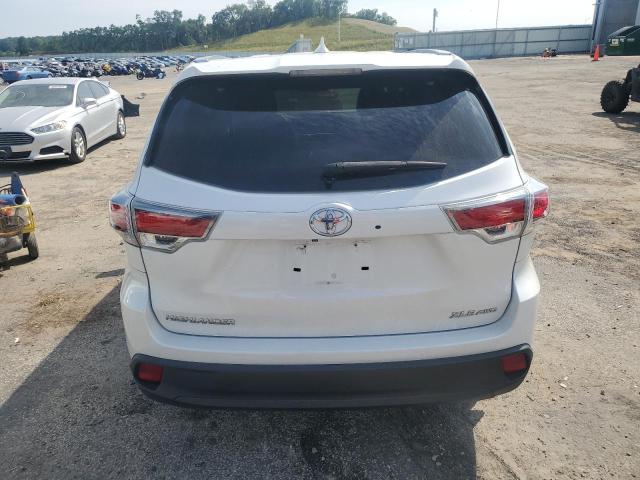 5TDJKRFH3FS084983 - 2015 TOYOTA HIGHLANDER XLE WHITE photo 6