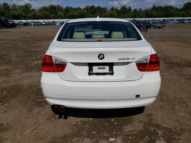 WBAVC73548KP39883 - 2008 BMW 328 XI SULEV WHITE photo 6