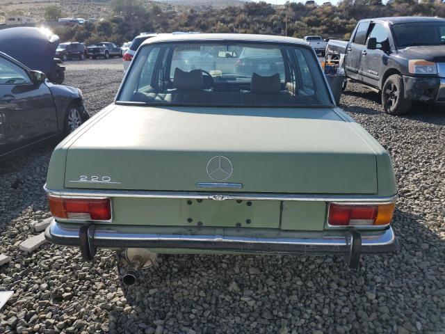 11501012116093 - 1973 MERCEDES-BENZ 220 GREEN photo 6