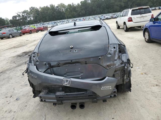SHHFK7H92HU219618 - 2017 HONDA CIVIC SPORT TOURING GRAY photo 6